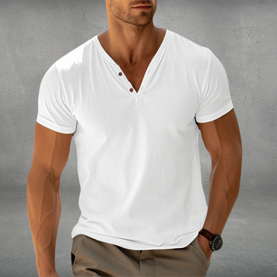 Jonas - Casual V-hals med Komfort Stretch