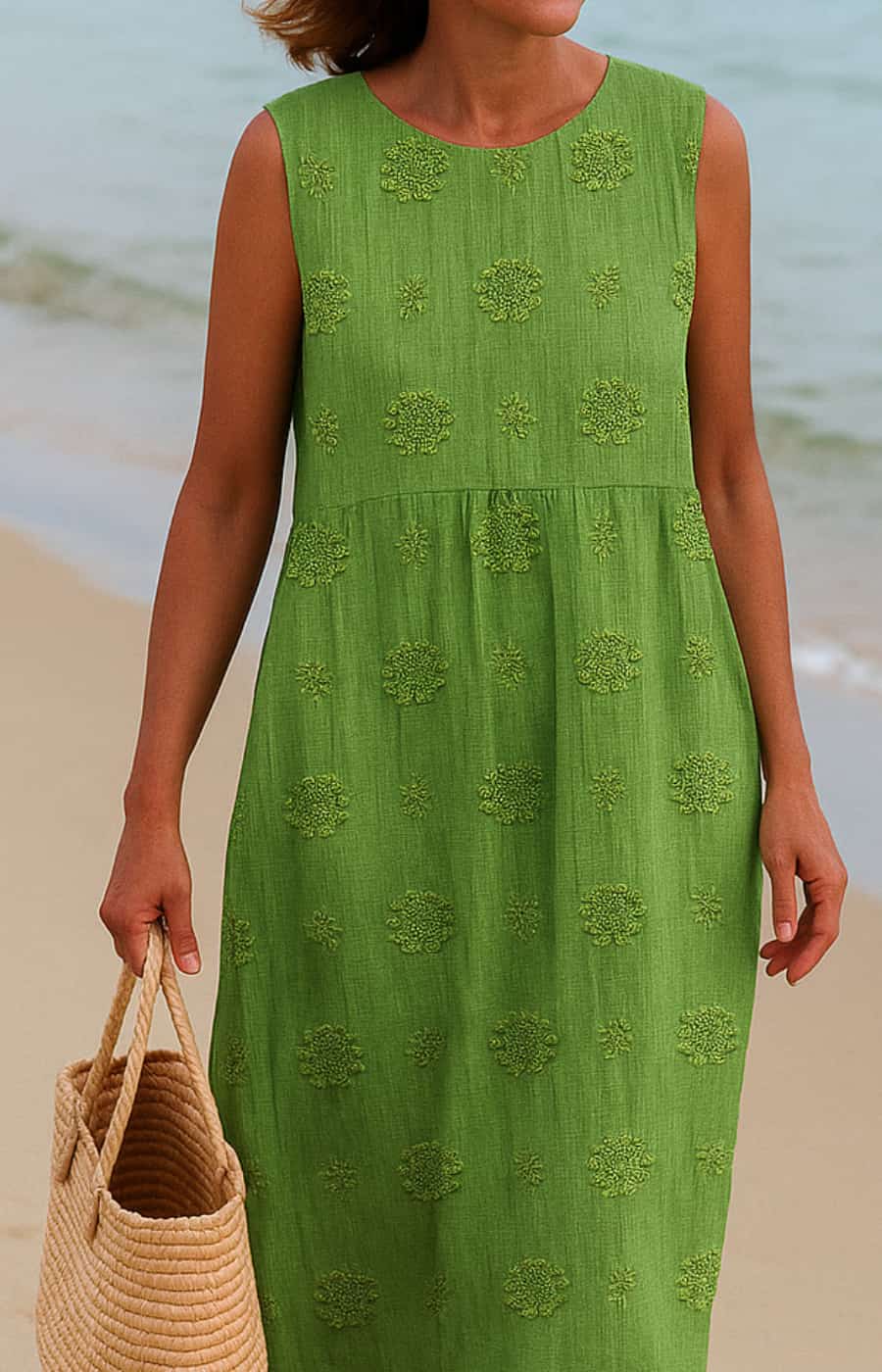 Johanne – Let Sommerkjole Med Elegant Struktur