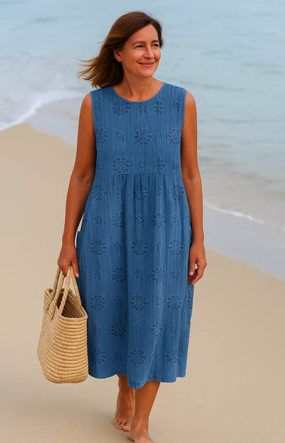 Johanne – Let Sommerkjole Med Elegant Struktur
