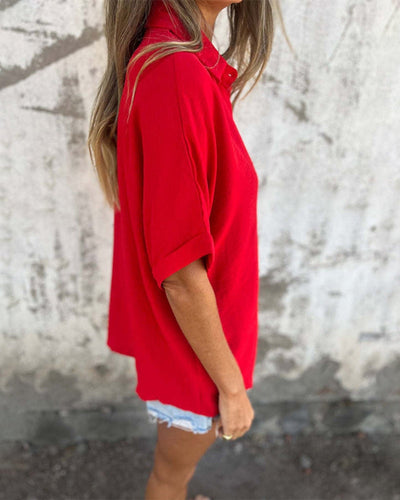Ragnhild – Let og stilren bluse til hverdag og sommer