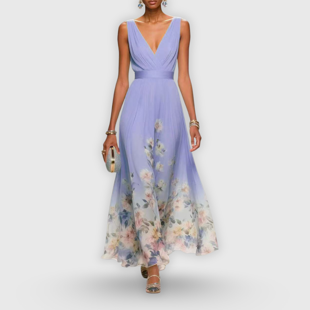 Karoline – Elegant fald med blomsterdrøm