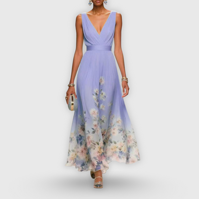 Karoline – Elegant fald med blomsterdrøm
