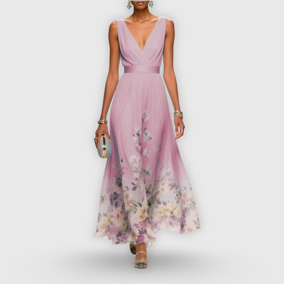 Karoline – Elegant fald med blomsterdrøm