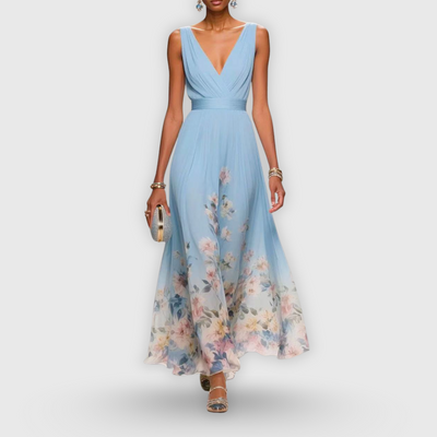 Karoline – Elegant fald med blomsterdrøm