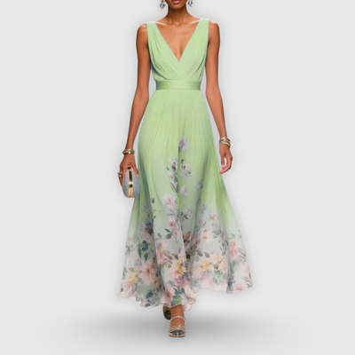 Karoline – Elegant fald med blomsterdrøm
