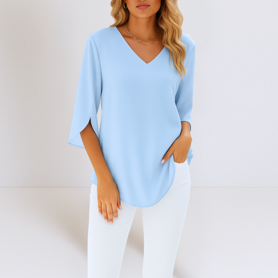 Sofie – Elegant hverdagsbluse med fri bevægelighed