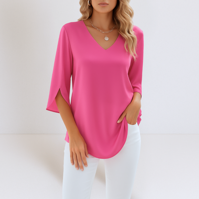 Sofie – Elegant hverdagsbluse med fri bevægelighed