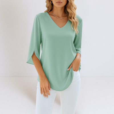 Sofie – Elegant hverdagsbluse med fri bevægelighed