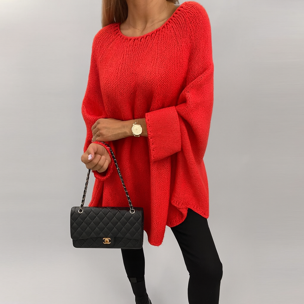 Oversized strikket trøje med stil – Elegance til selvsikre kvinder