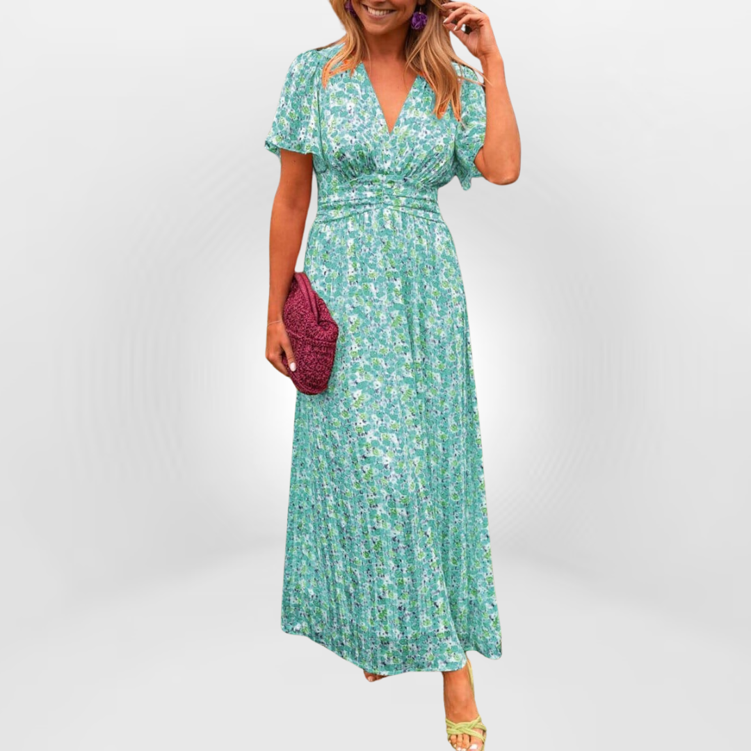 Maren – Elegant maxikjole med sommerlig charme