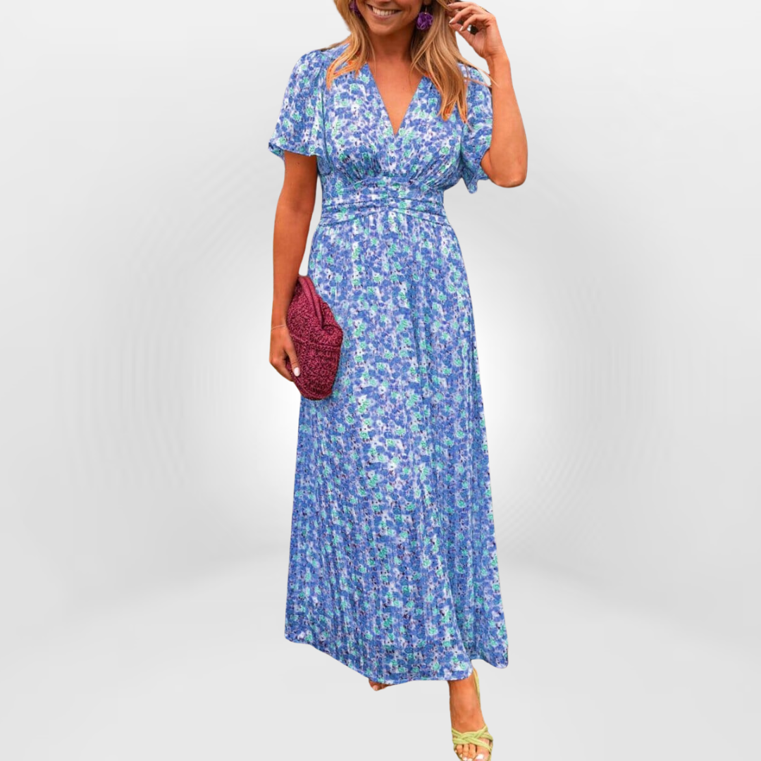 Maren – Elegant maxikjole med sommerlig charme