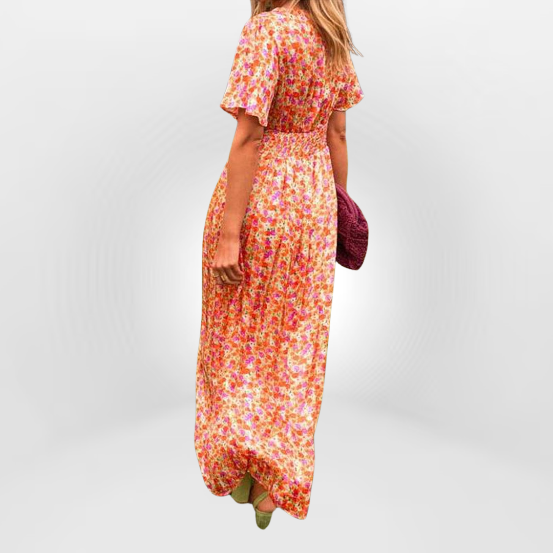 Maren – Elegant maxikjole med sommerlig charme