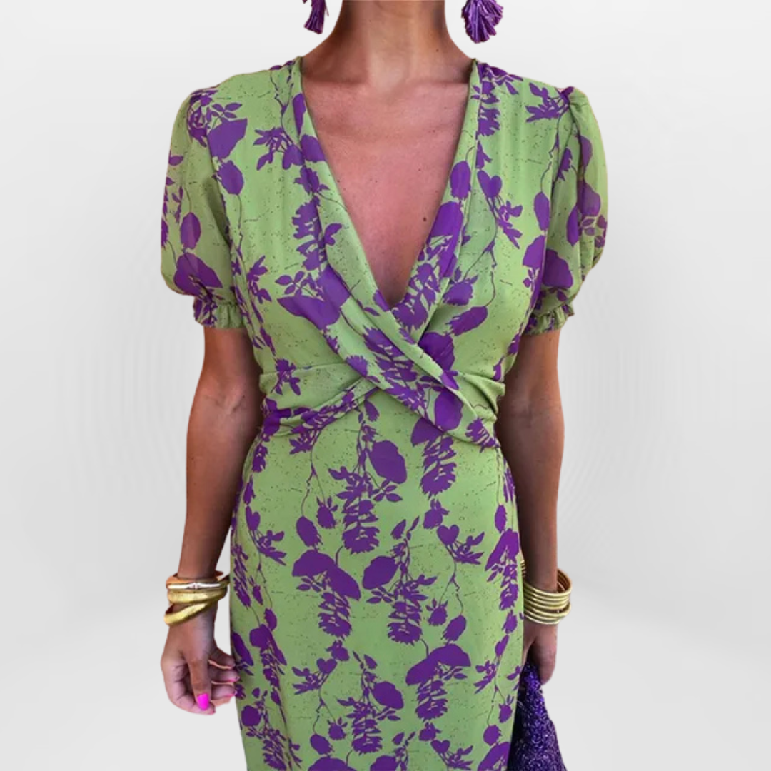 Sofia – Elegant blomsterkjole