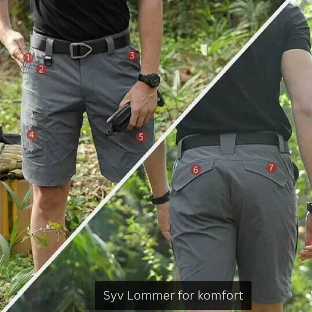Mads - Praktiske cargoshorts til aktive dage