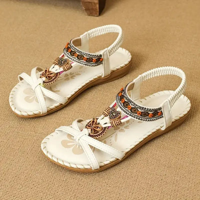 Signe – Ortopædiske sandaler med boho-detaljer